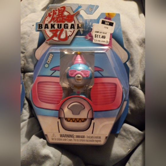 Bakugan, PINK CUBBO, single, action figure, new unopened box,4 extras included - Picture 2 of 7